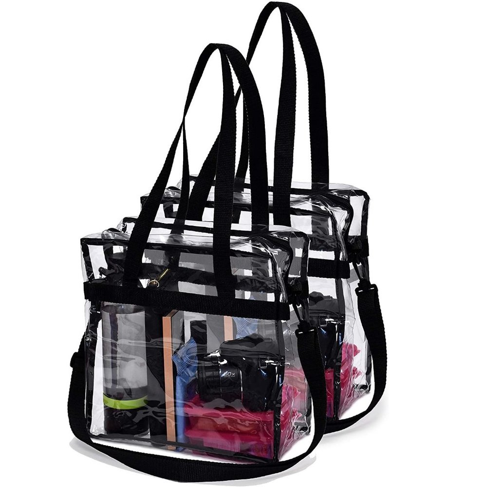 Pack of 2 Clear Tote Bag Stadium Approved [NEW]
